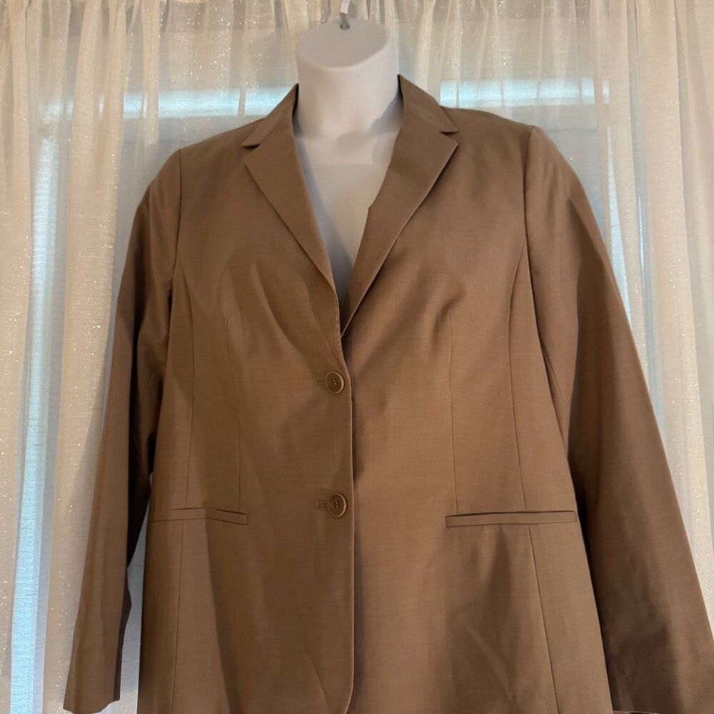 Talbots Tan Lined Blazer